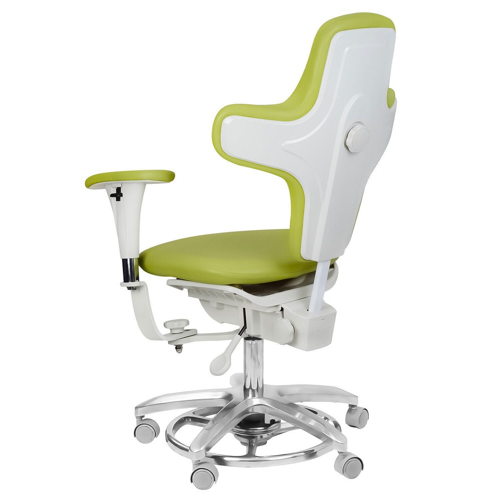 Ergonomic Dental Microscope Stool Micro Surgeon Chair Adjustable Foot Controlled