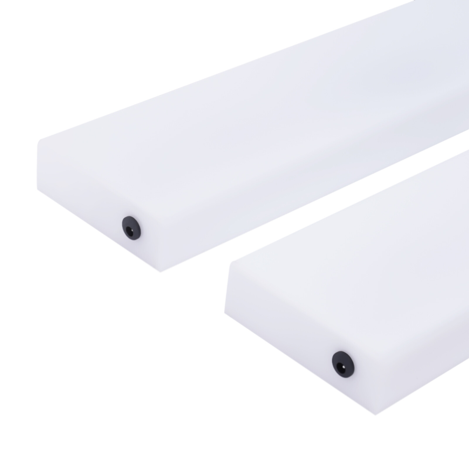 2x LED Liquor Bottle Display Shelf 32 inch Acrylic Floating Lighted Bar Shelf US