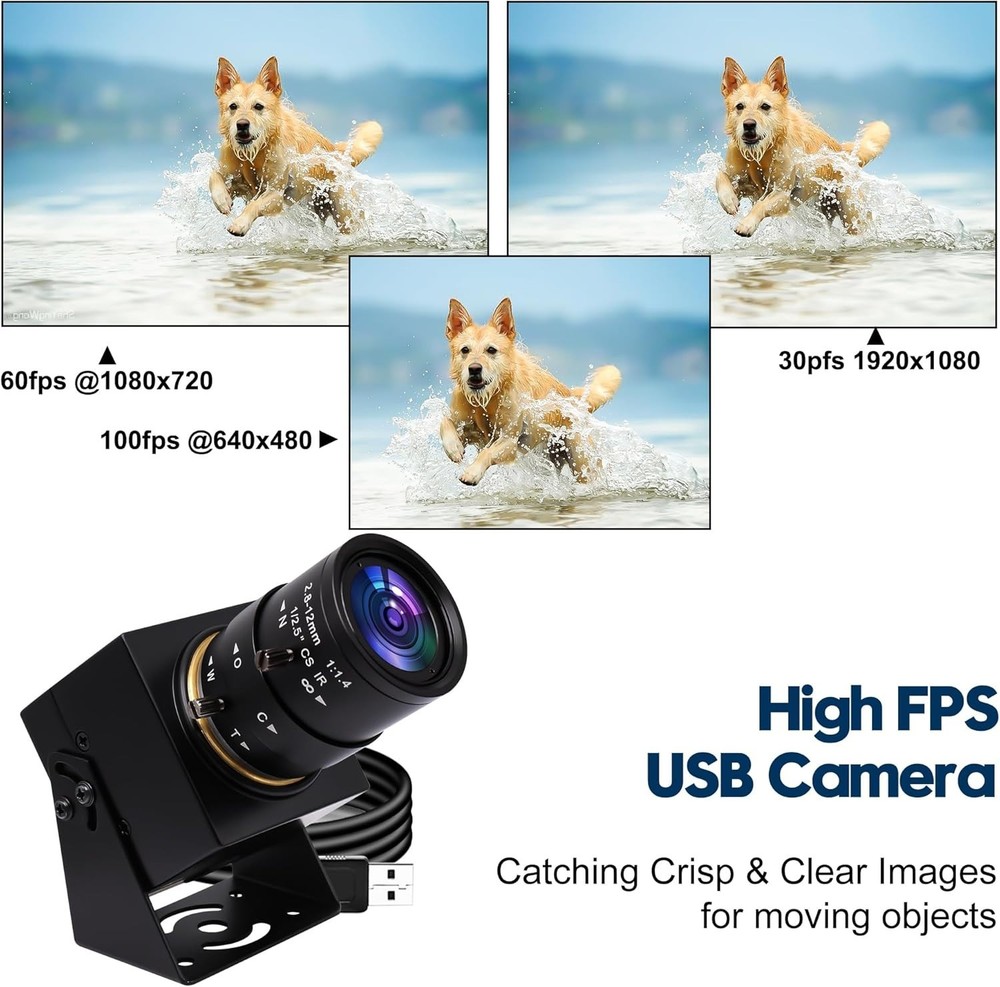 Compact 1080P Video Camera with Manual Focus for Teaching and Presentations
