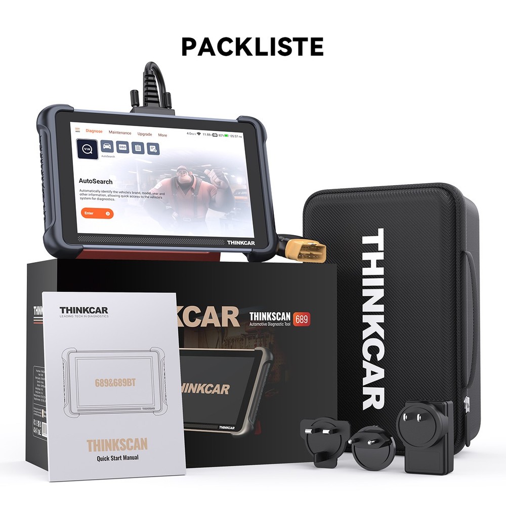 ThinkScan 689 OBD2 Diagnostic ALL System Scanner Tool Bidirectional 34+ Services