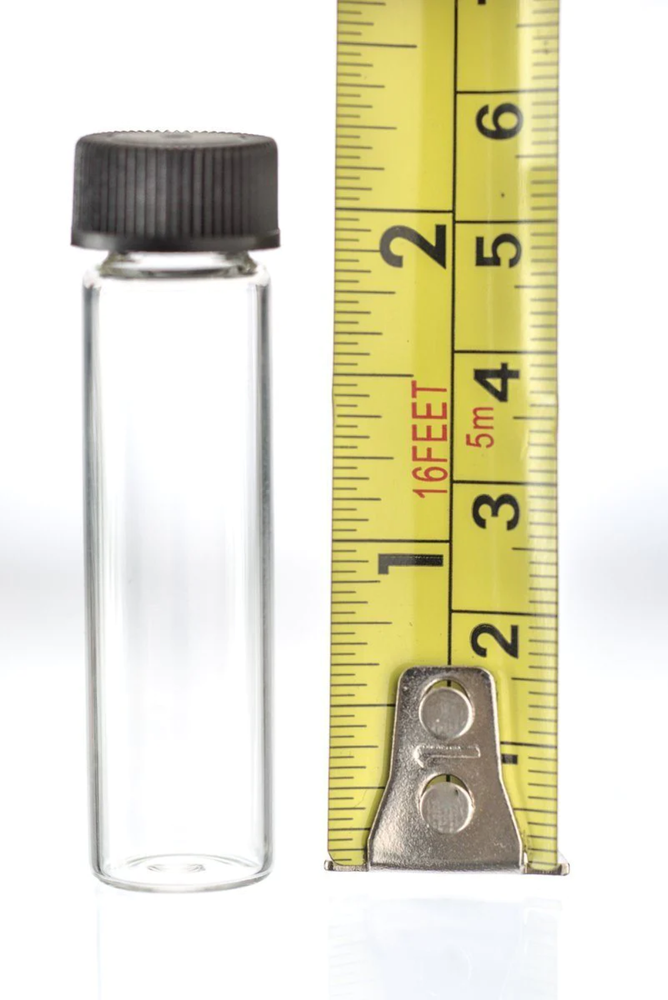144 pc Display - 6ml Glass Vials (2-3/16", Outer Diameter; 9/16")