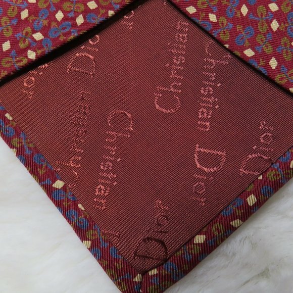 Christian Dior silk tie euc