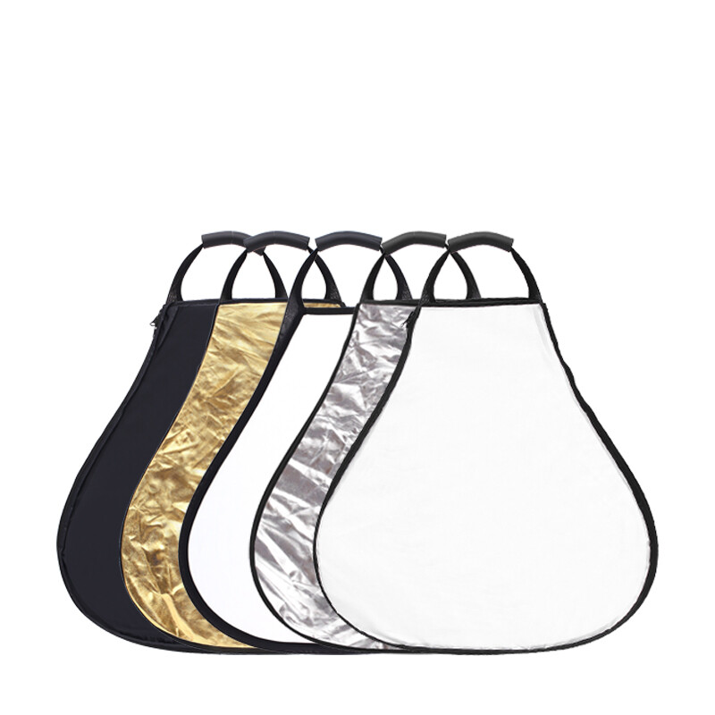 5 in 1 Durable Handheld Collapsible Triangle Photo Studio Light Flash Reflector