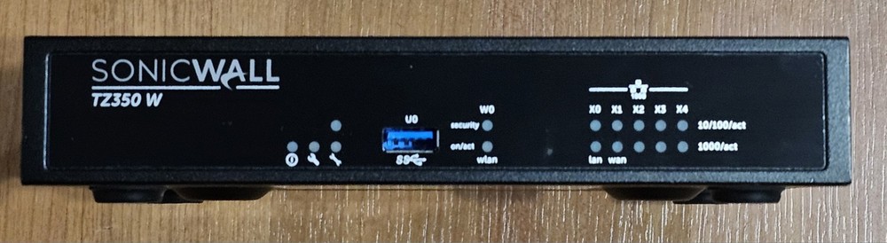 SonicWall TZ350W Wireless Firewall Security Appliance TZ 350W READ DESCRIPTION