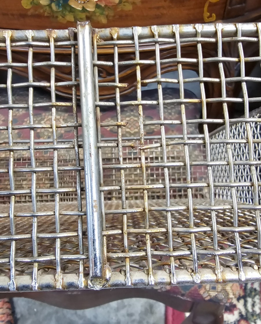 Vintage Wire Mesh Tray Basket