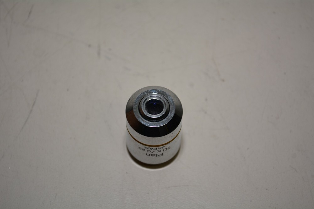 Olympus Plan 10X/0.25 Oil Infinity Corrected Microscope Objective Lens #W557