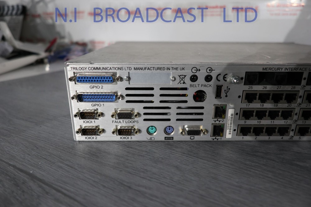Trilogy Mercury 24 channel digital intercom talkback mainframe.