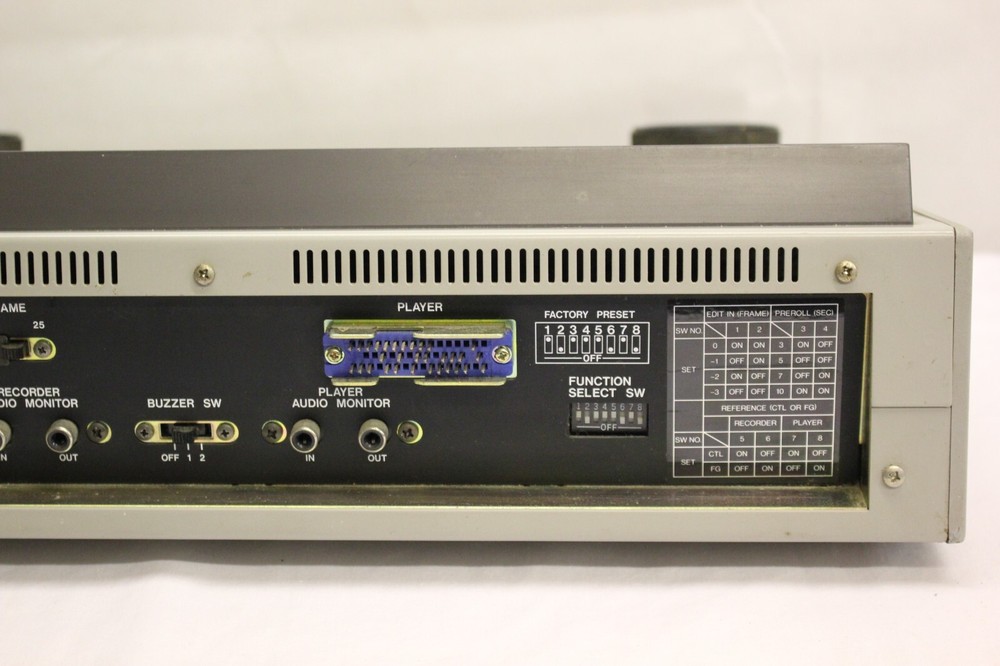 JVC RM-G810U EDITING CONTROL UNIT PARALLEL EDITING CONTROLLER UNTESTED