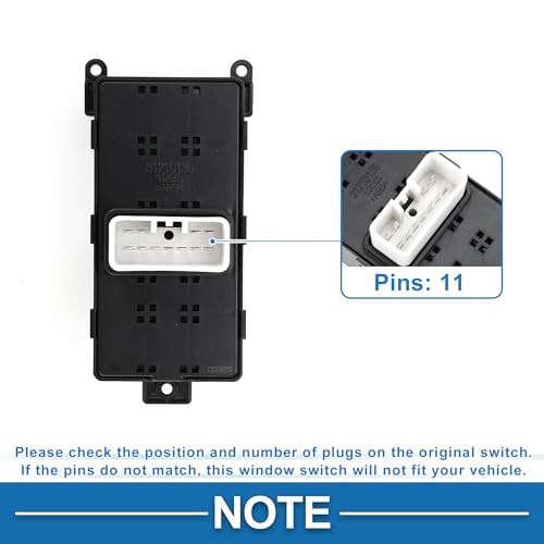 Power Window Switch No.935701M700 Front Left Driver Side Window Control Switch