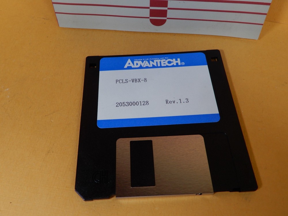 Advantech PCLS-VBX Visual Basic Custom Controls Software and Manual PCLS-VBX-8