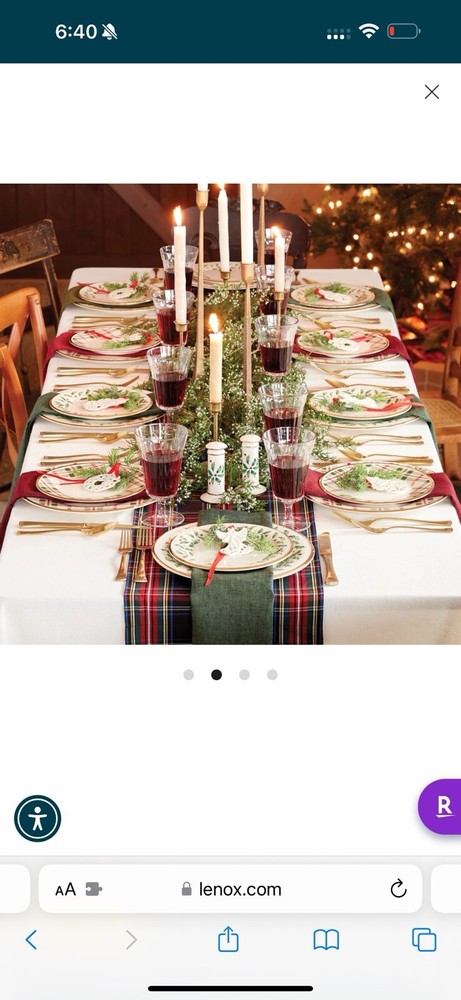 Lenox Dimensions Holiday - (2) Sleigh Candleholders