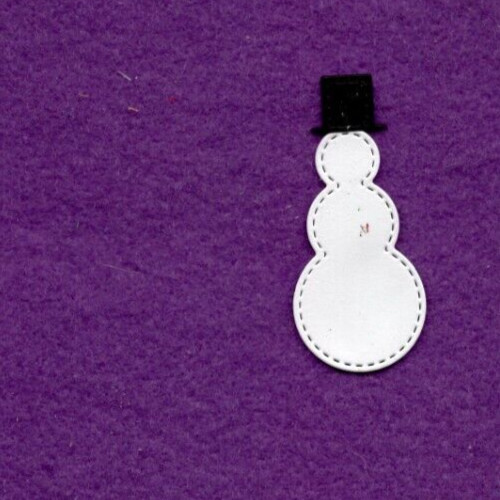 SNOWGLOBE SNOWMAN die cuts scrapbook cards