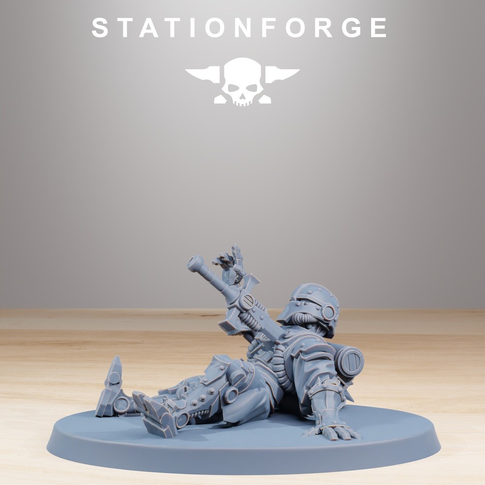 Scavenger Wounded, Tech Adepts, Mech Division, Stationforge