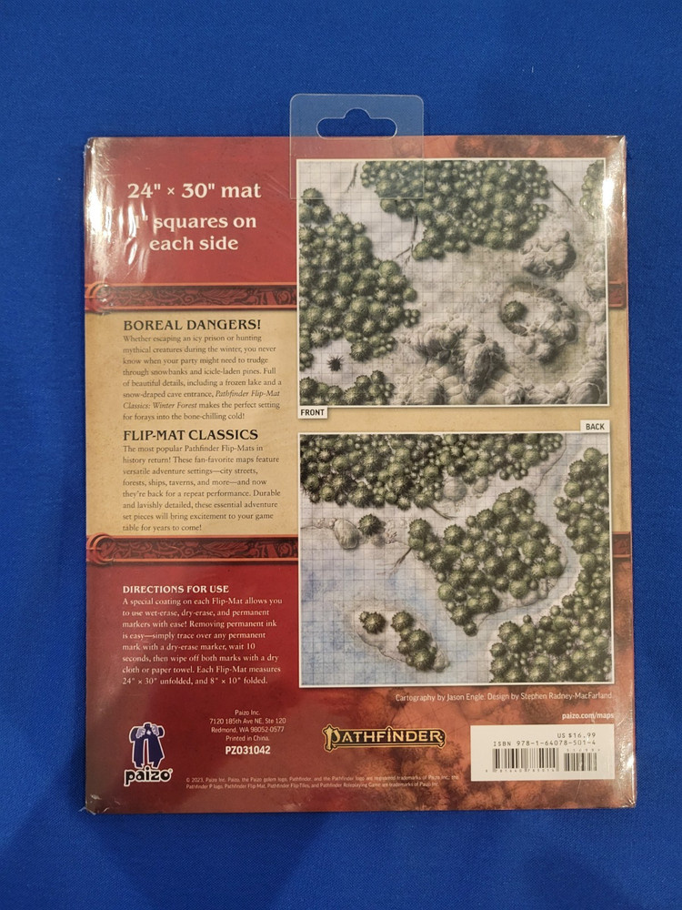 Winter Forest Flip-Mat (SW) - Pathfinder Classics