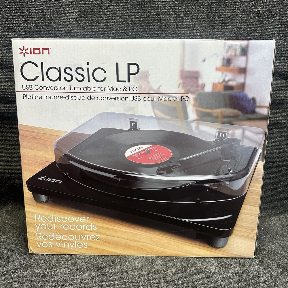 ION Classic LP Mac & PC USB Conversion Turntable Digital Music Record Player