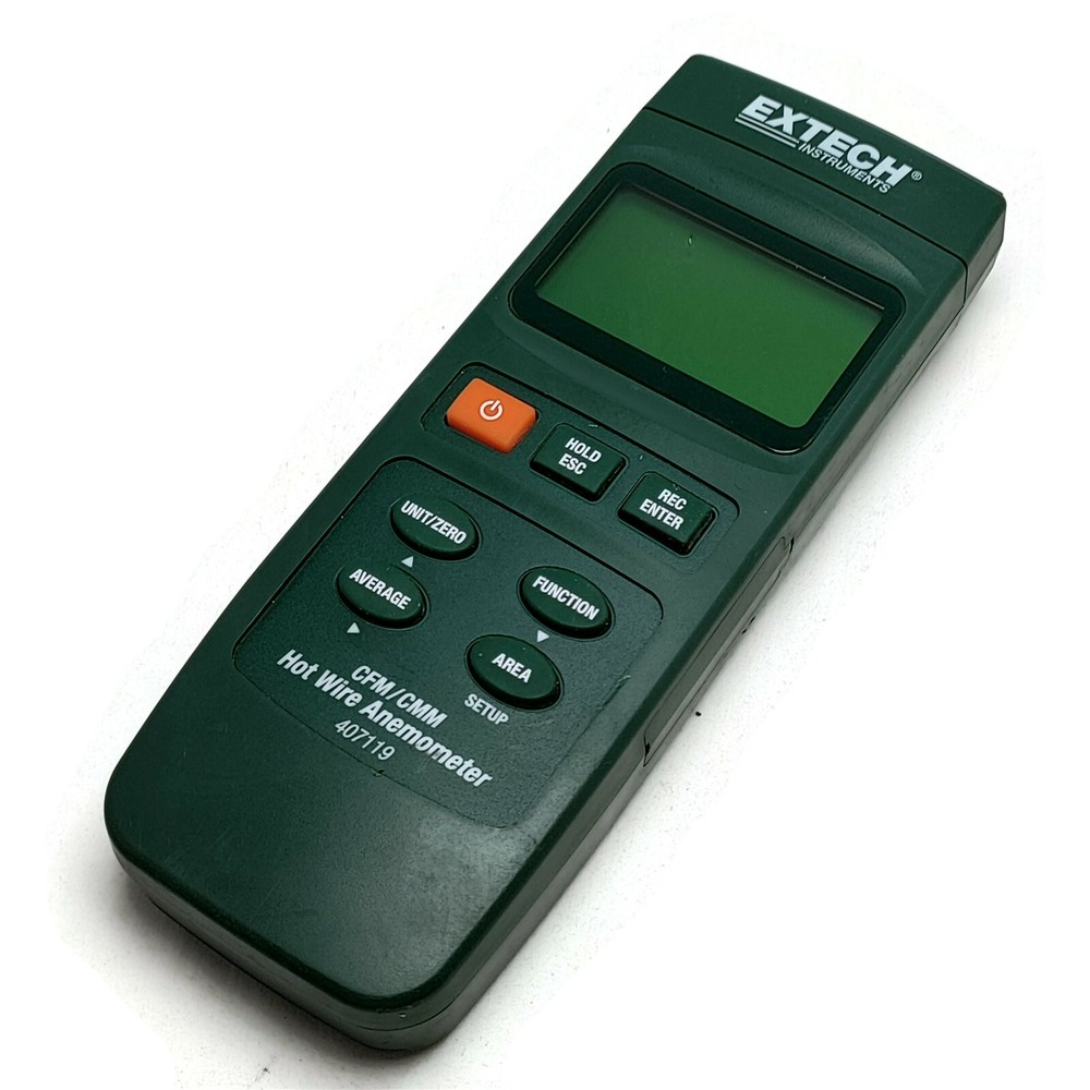 Extech Hotwire Anemometer Type 407119 without Probe. Made in Taiwan