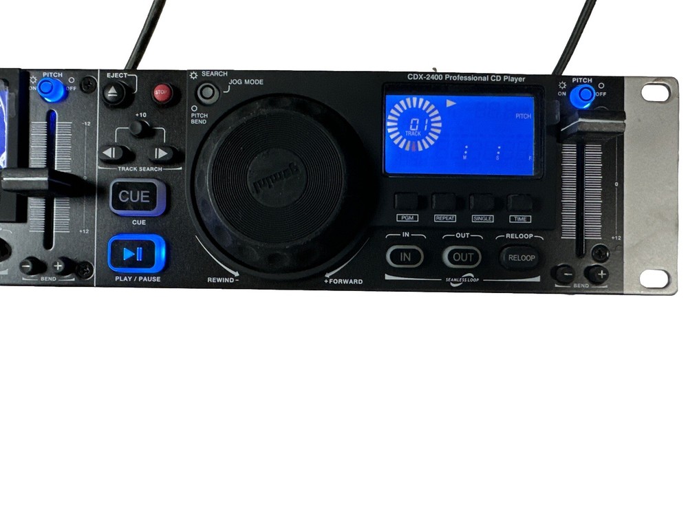 Gemini CDX-2400 Rackmount CONTROLLER ONLY for Dual CD Player - Ships FREE