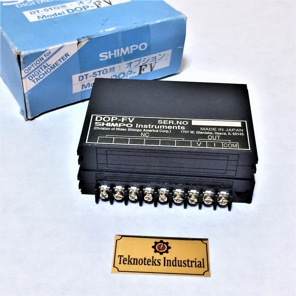 SHIMPO DOP-FV OUTPUT DIGITAL TACHOMETER ANALOG MODULE CONTROL