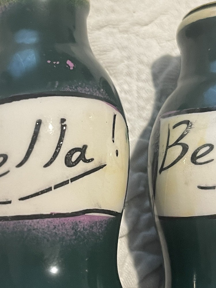 Bella Ceramic Tapir Candleholders. Pre Owned In Original Packaging