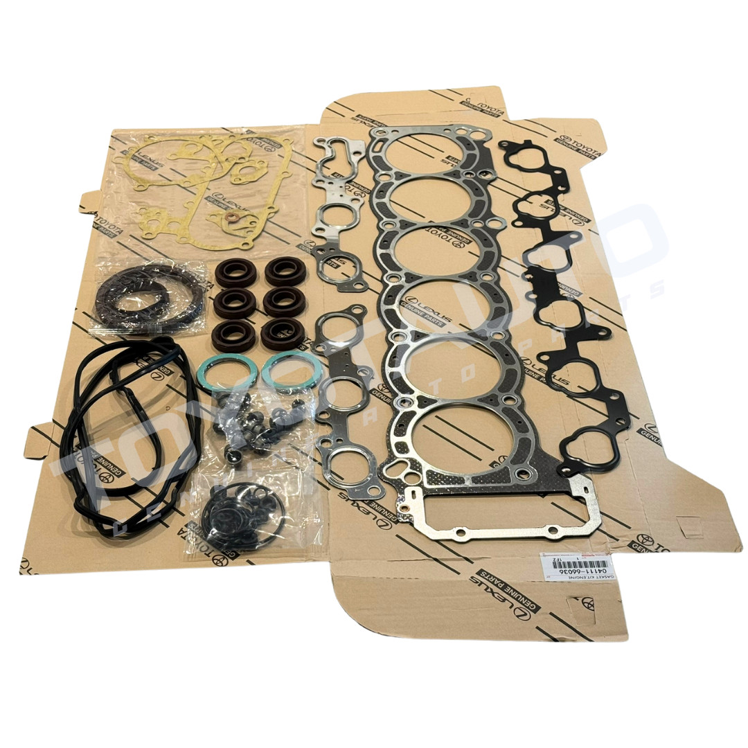 Toyota Land Cruiser LX450 FJZ80 1FZ OEM Full Gasket Kit 04111-66036 04112-66036