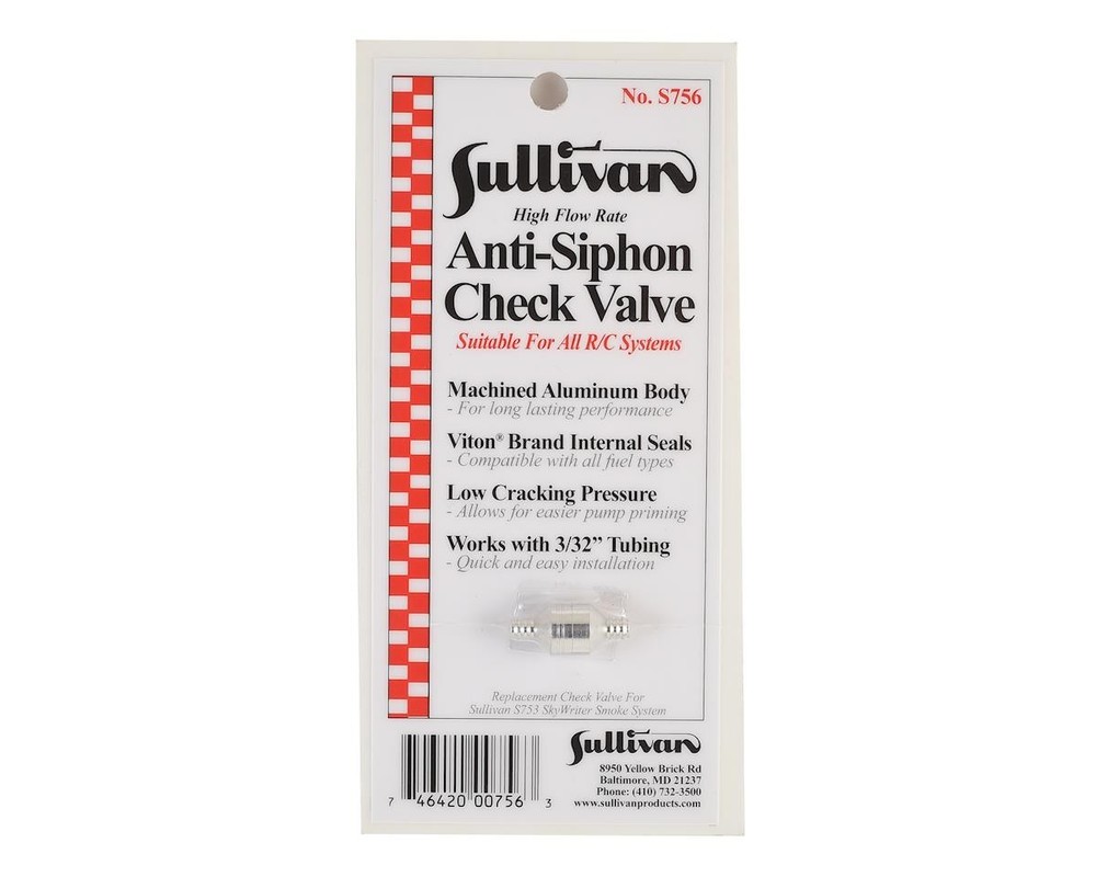 Sullivan Aluminum Anti-Siphon Check Valve [SUL756]