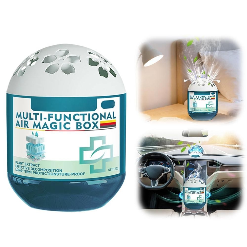 2Pcs Multi- Functional Airs Magic Box Plants Extracts,Dust-Absorbing Plant Gel