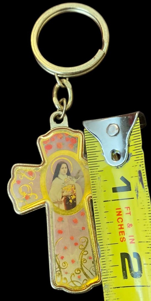 Religious Keychains Cross & Joshua 1:9