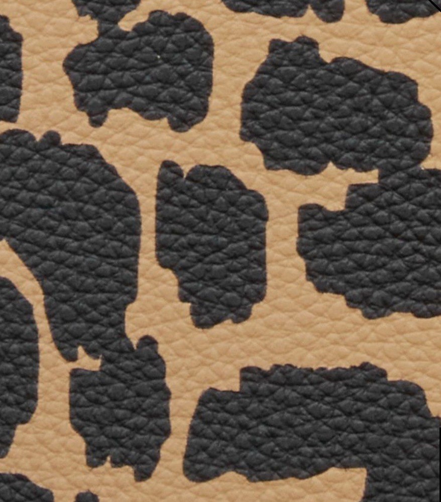 NWT Coach Notebook In Canvas Leather With Leopard Print