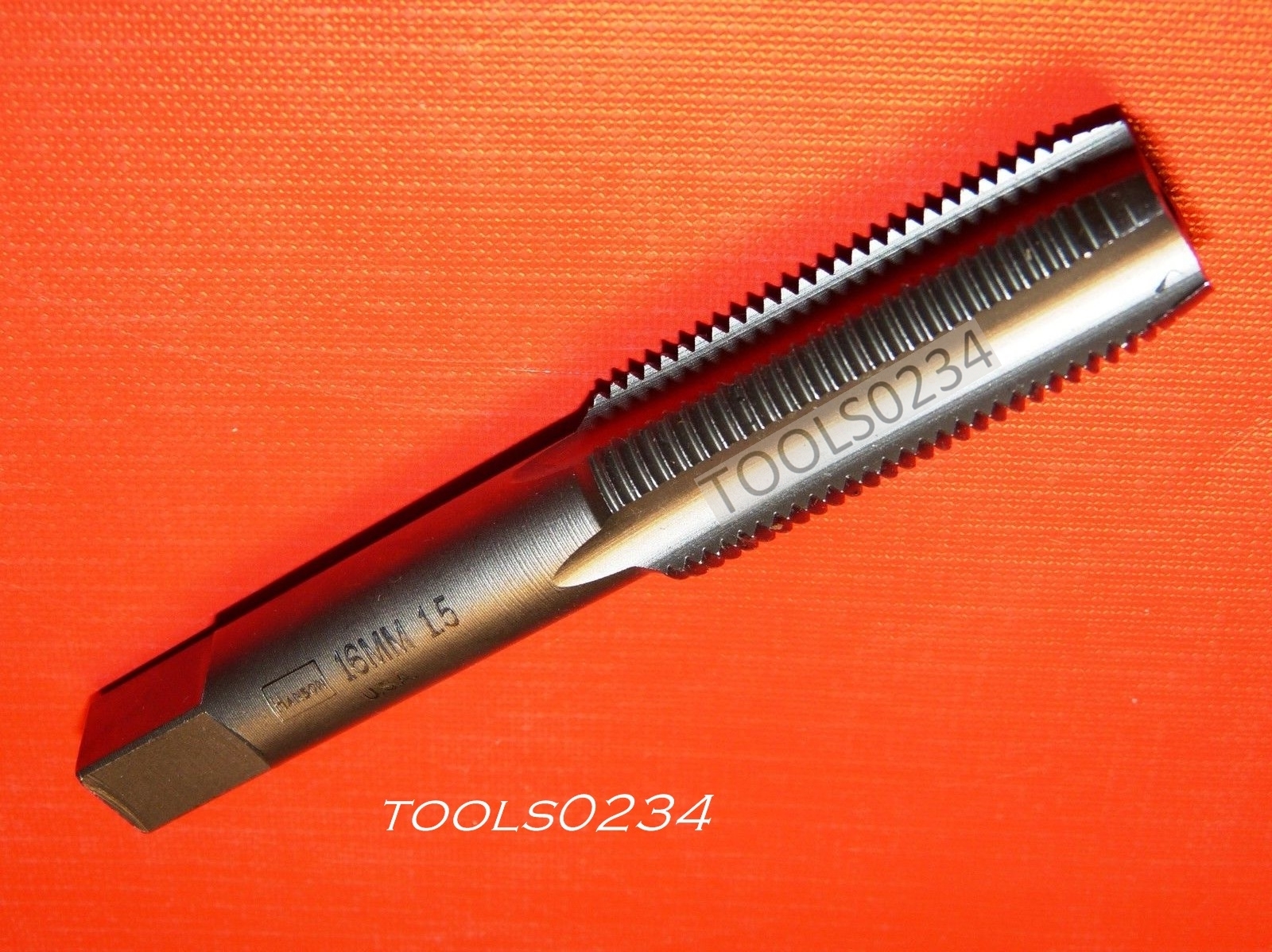 M16 X 1.5 Plug Tap Metric Irwin 1755 ZR 16MM Carbon Steel Hand Tap 4FL USA 1.50