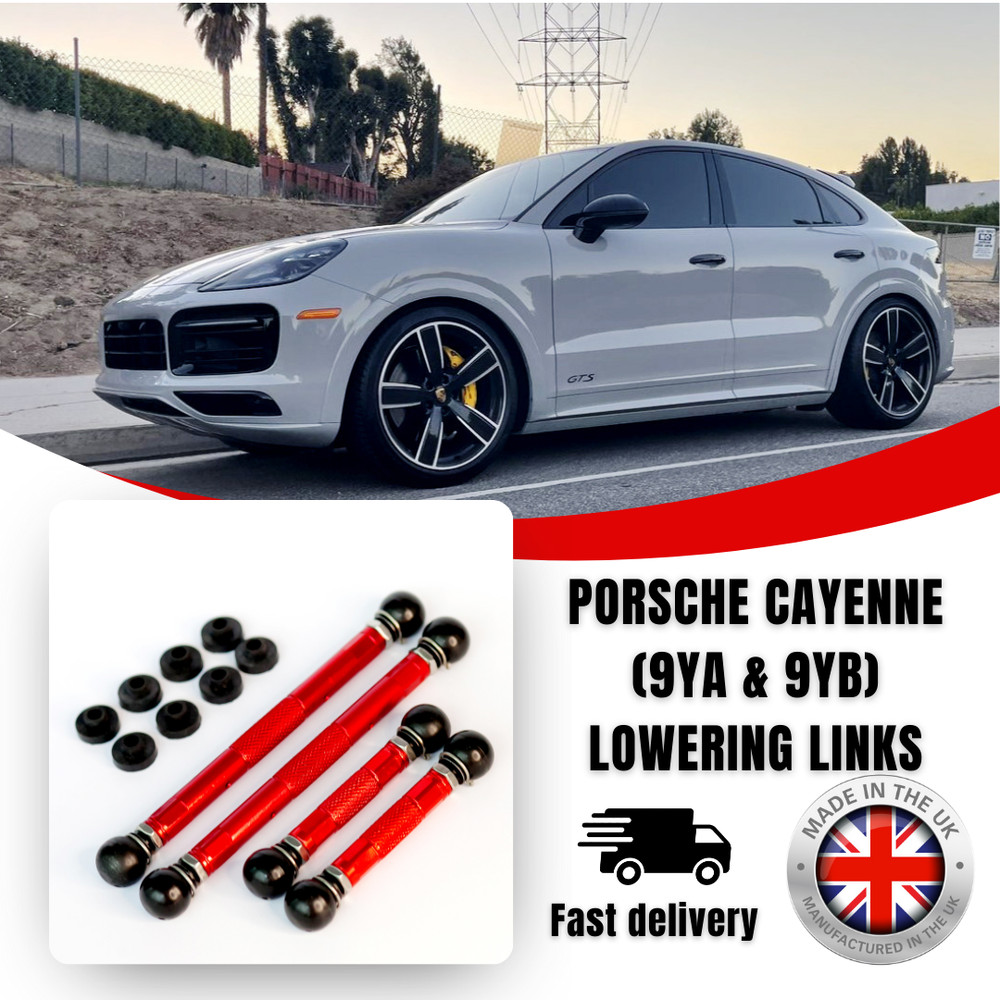 PORSCHE CAYENNE EVOLUTION LOWERING LINKS KIT 9YA 9YB ADVANCED ADJUSTMENT MODULE