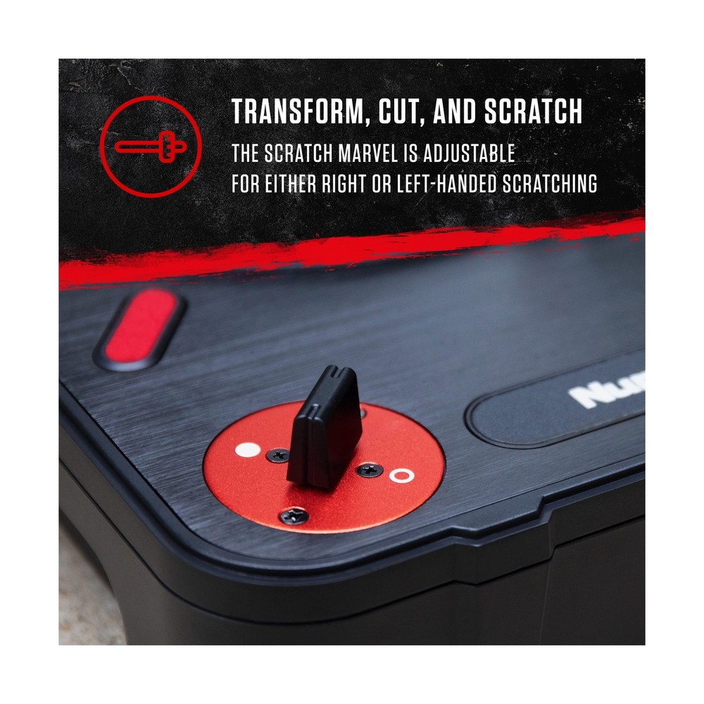 Numark PT01 Scratch | DJ Turntable for Portablists With User Replaceable Scra...