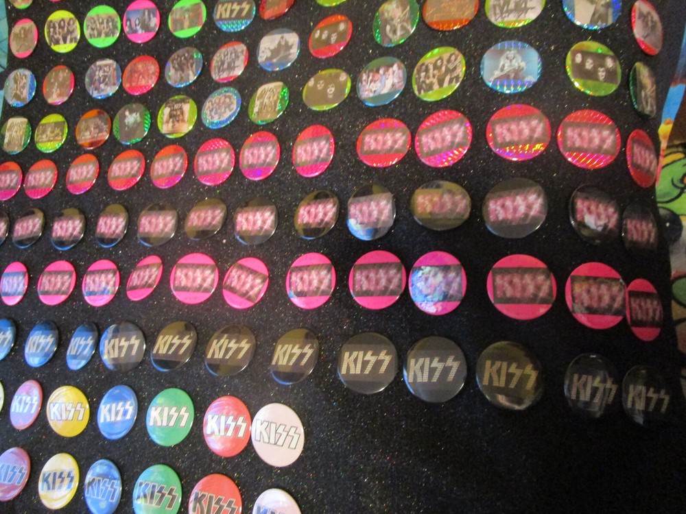 KISS pinback photo buttons