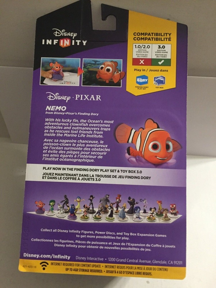 New Disney Pixar Nemo Infinite Game Figure