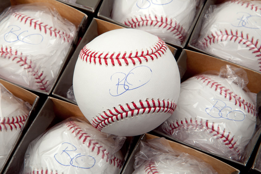 BRIAN WILSON GIANTS AUTO BASEBALL MLB AUTHENTIC HOLO