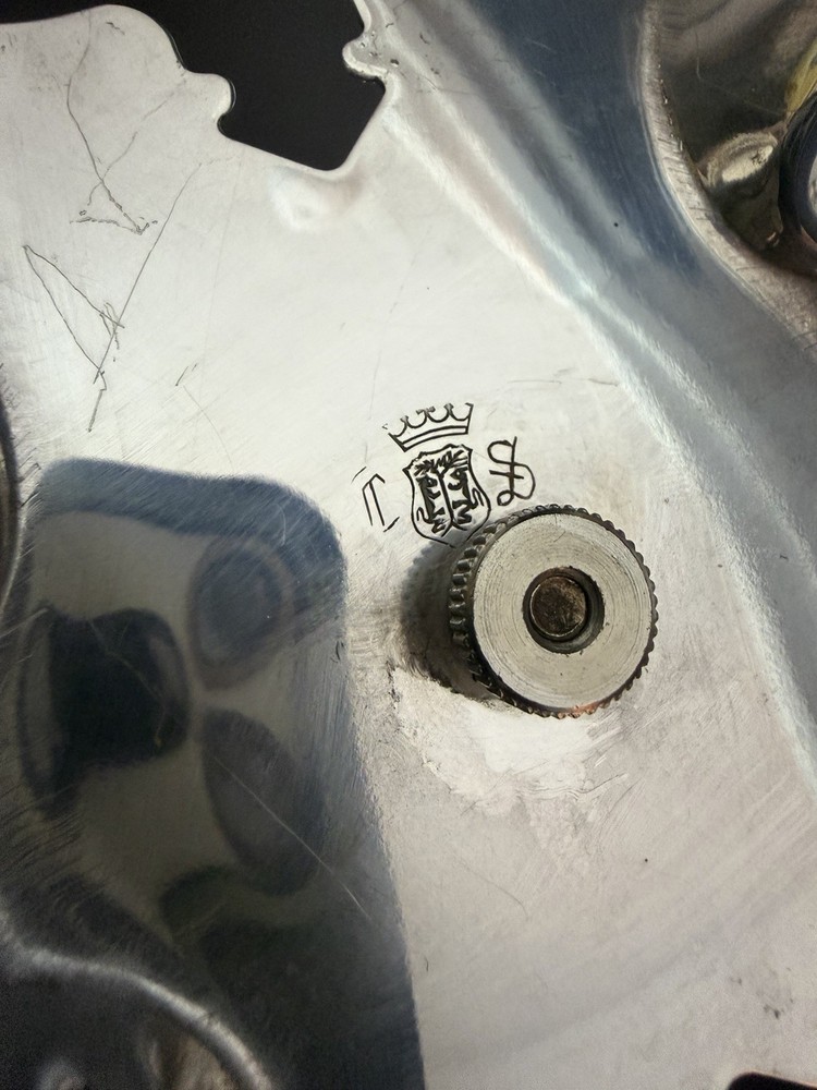 Vtg Crescent Silver Co Plated Double Clam Shell Serving Dish Trinket Tray Footed