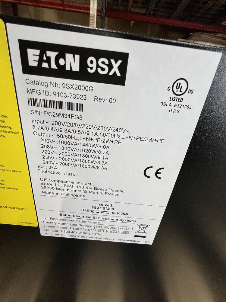 Eaton 9sx2000g