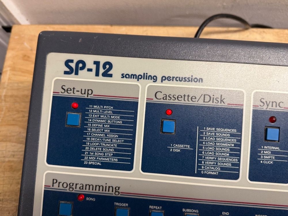 E-mu SP-12 Model 7021 Sampling Percussion/Drum Machine