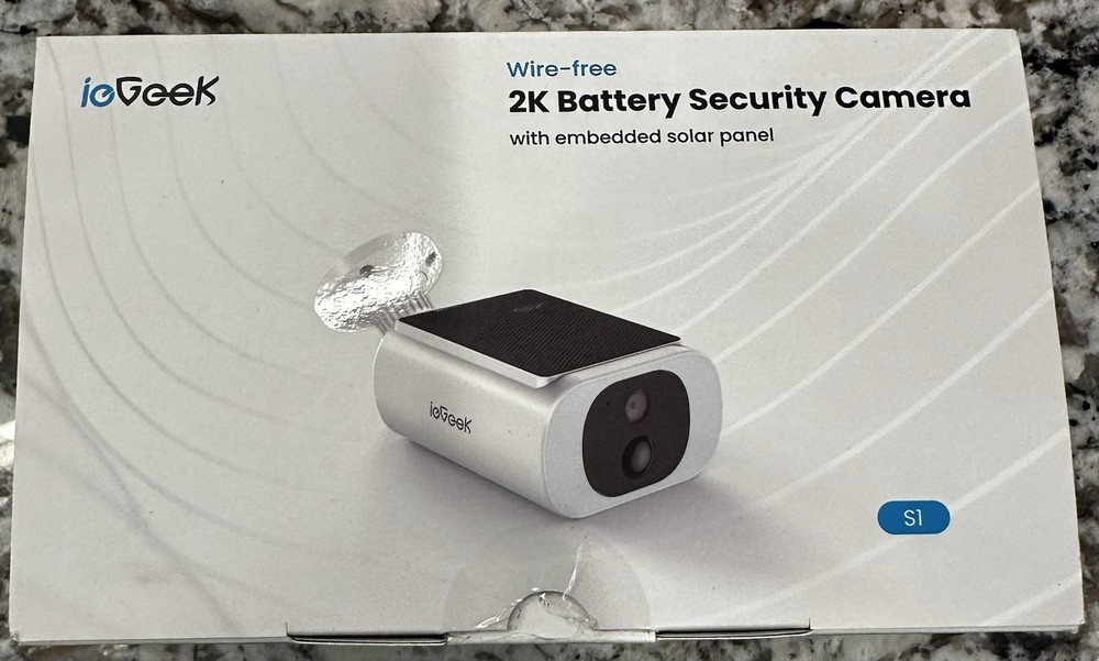 ieGeek Wireless Security Camera with User Manual and USB Cable