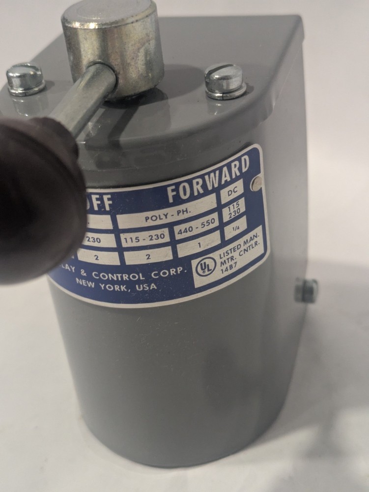 Relay and Control RS-1M Motor Reversing Drum Switch | Momentary Forward-Reverse