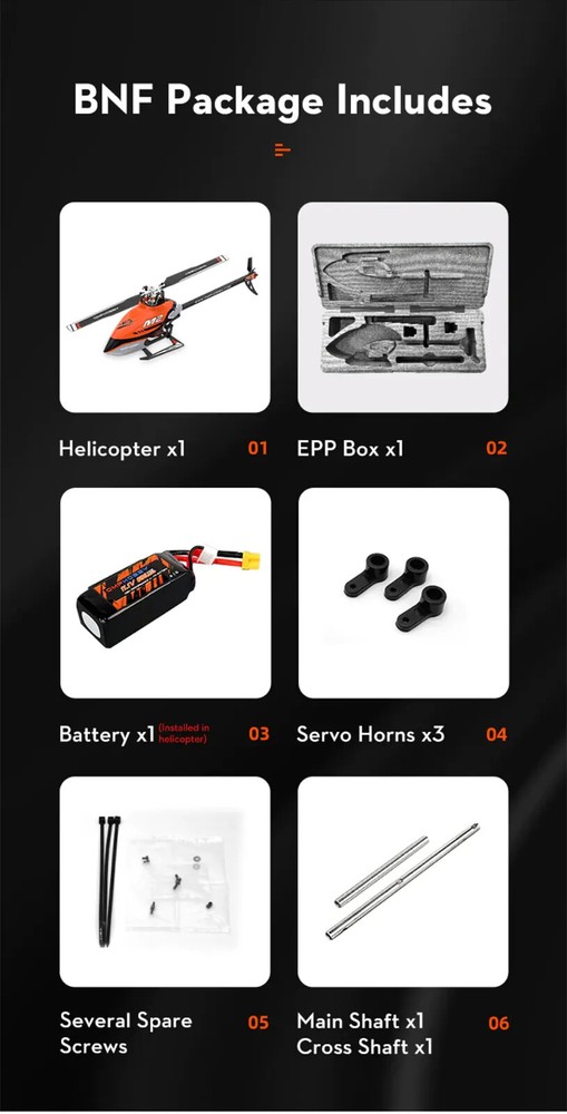 OMP Hobby M2 RC Helicopter Version V2 M2 BNF