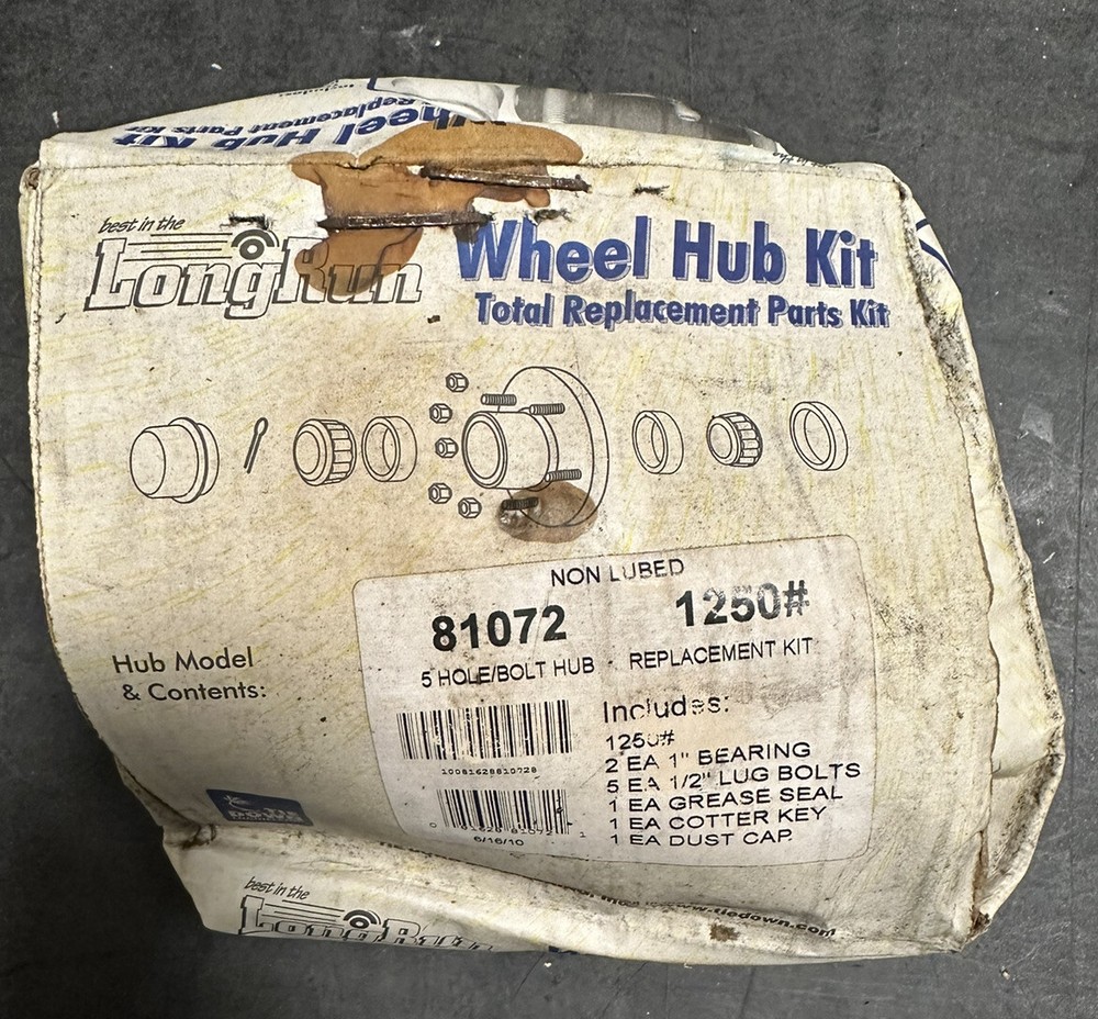 NEW Tie Down Engineering Trailer Hub Kit 5 81072