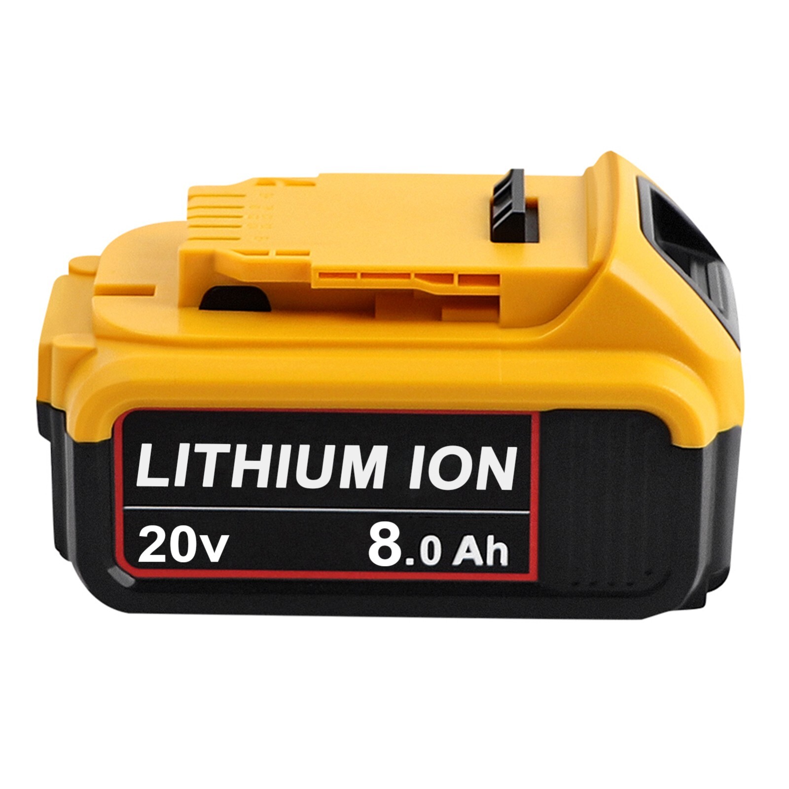 2Pack Lithium Ion Battery For DeWalt 20V 20 Volt Max 8.0AH DCB205 DCB206 DCB200