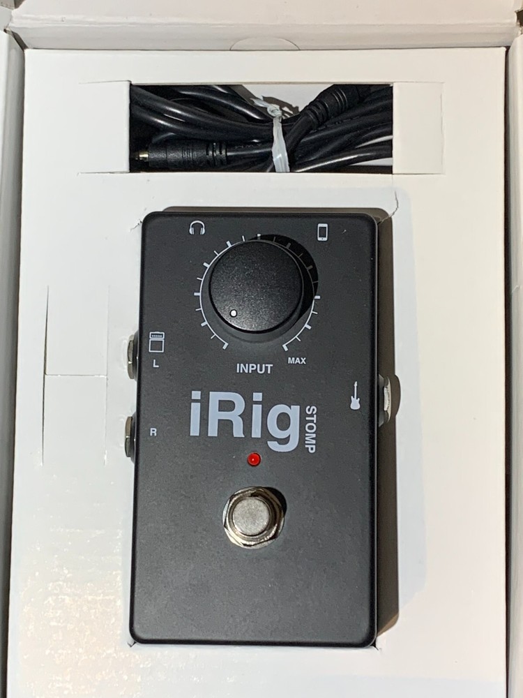 IK Multimedia iRig Stomp iOS Stompbox Guitar Interface EX