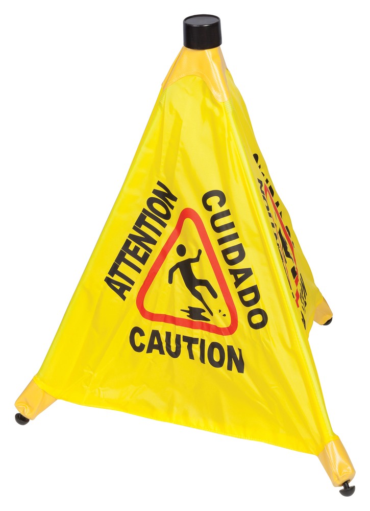 Caution Sign, Pop-up Safety Cone (12 Each)