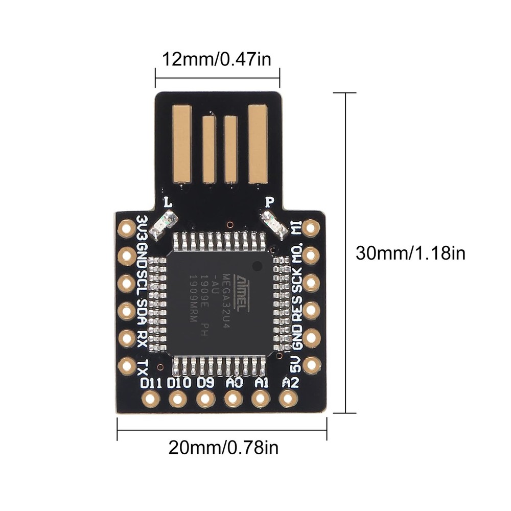 Beetle Virtual Keyboard Pro Micro USB ATMEGA32U4-AU Module Mini Development E...