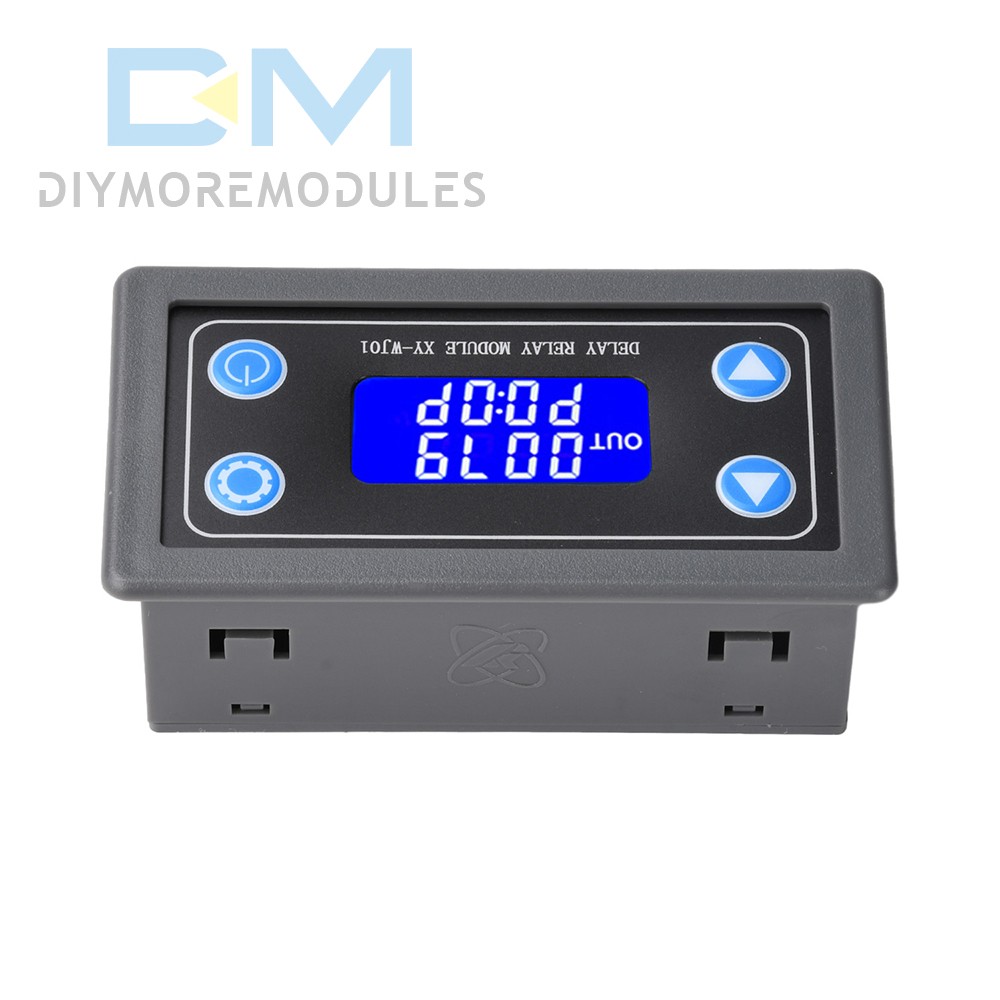 WJ01 Digital LCD Display Cycle Timing Circuit Switch 1CH Delay Relay Module