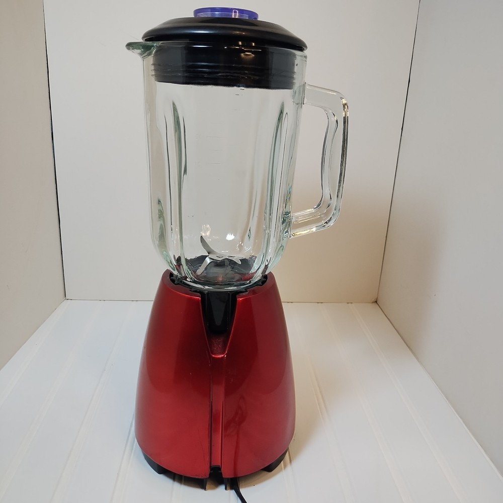 Black & Decker Red Blender Model BL2020R 10 Speed 48 Oz Pitcher Tested & Working