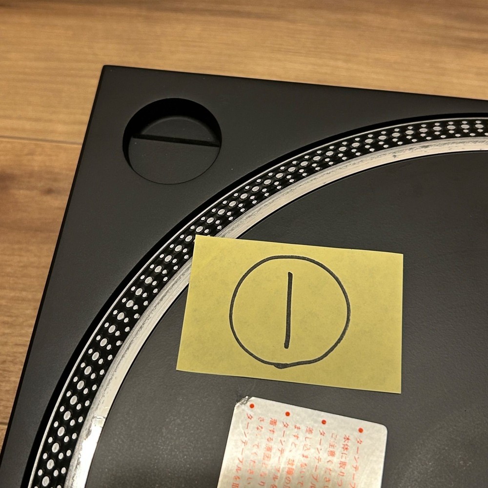 Technics SL-1200MK3 DJ Record Turntable System Pair Set Mogami FullyFunction