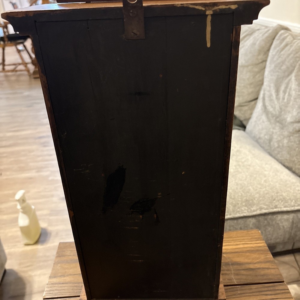 Ansonia BEVELED GLASS Wall Clock/Parlor Clock