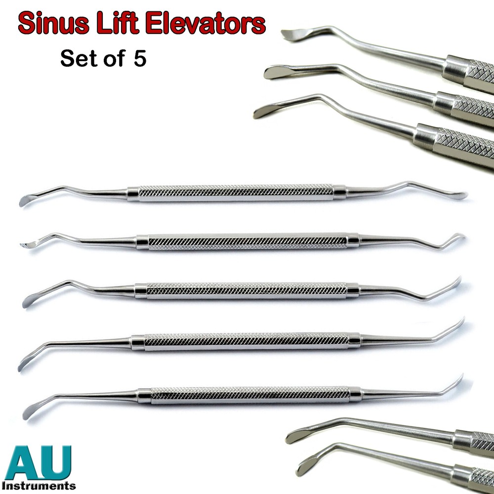 Dental Implant Sinus Lift Elevators Instruments Oral Surgery Curettes Lab Tools